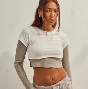 Urban Outfitters BDG Layered Crop Top